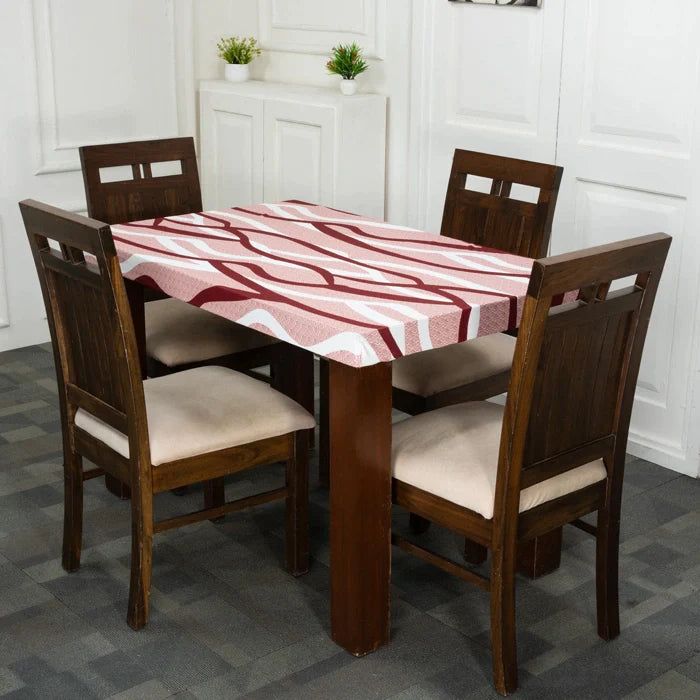 Brown White Striped Table Covers