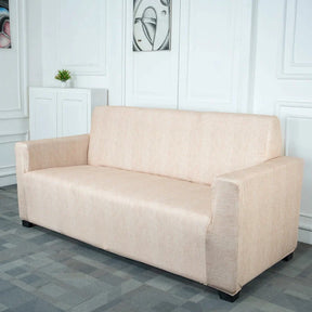 Cream Juth Elastic Sofa Slipcovers