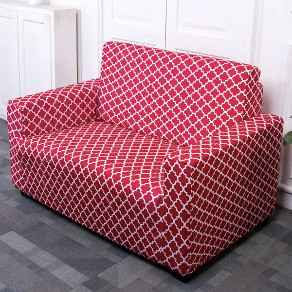 Red Diamond sofa cover set