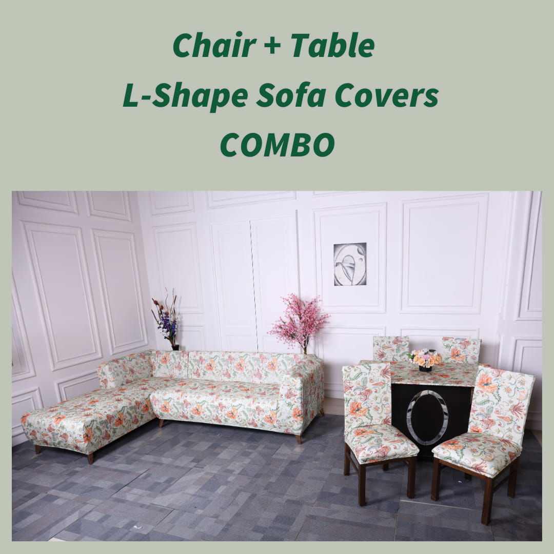 tropical flower elastic chair cover,table cover & sofa cover