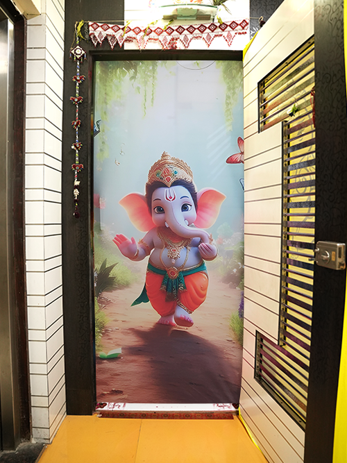 Lord Ekadanta Ganesha Door Covers