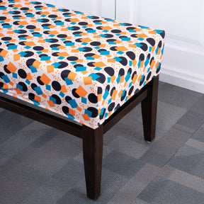 Abstract Geometry Elastic Bench Cover