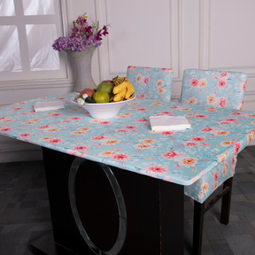 table chair covers-Summer flower Elastic Table Cover. Media -best way to make your your more elegant and beautifull by this covers-stretchable-washable.