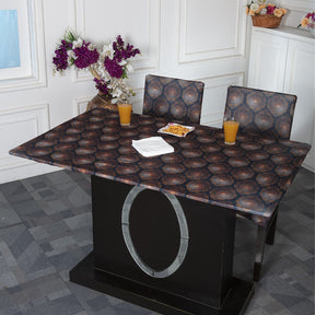 Table  chair covers- Black Butta Elastic Table Cover Media.