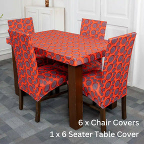 Vector Elastic Chair And Table Cover Set