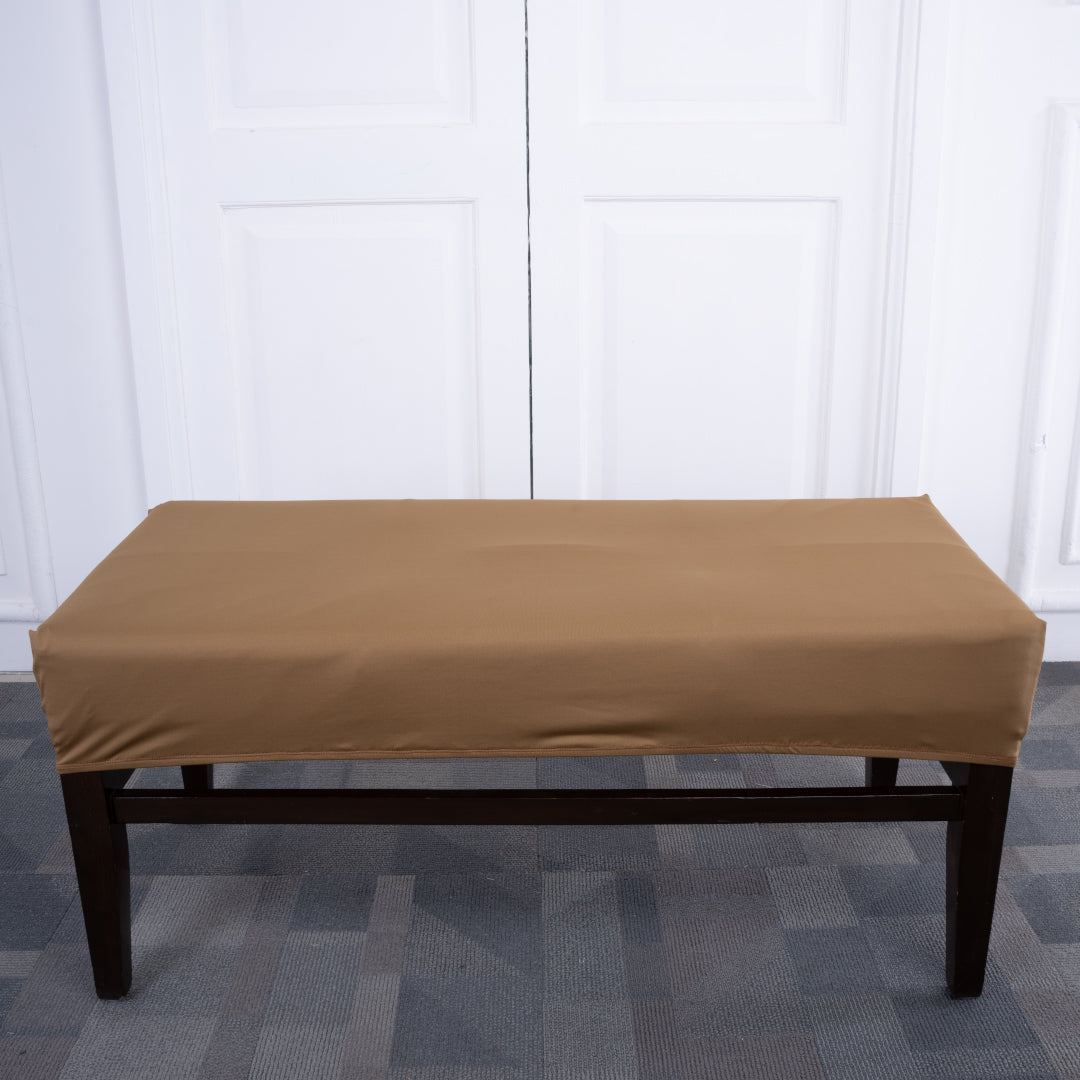 Indian Khakhi Elastic Bench Cover