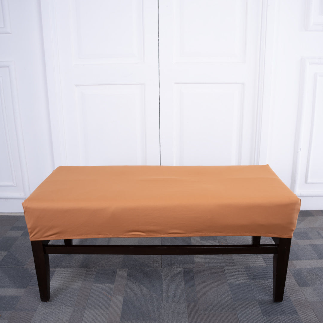 Copper Rust Elastic Bench Cover
