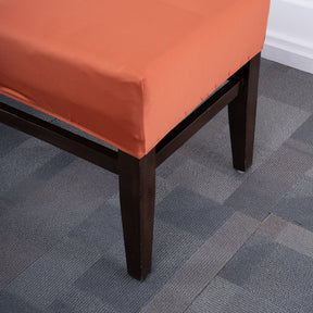 Brown Rust Elastic Bench Cover