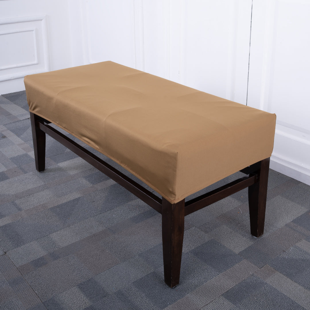 Indian Khakhi Elastic Bench Cover