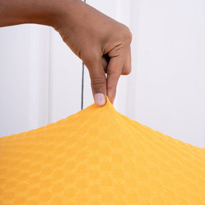 Mustard Yellow Elastic Bench Cover