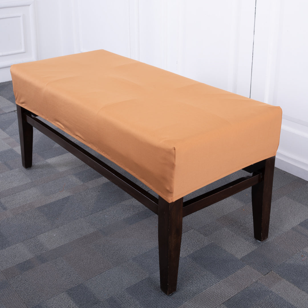 Copper Rust Elastic Bench Cover