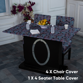 Table and chairs covers online- Martingale Dots Elastic Chair & Table Cover Media -buy today with great deals-free shiiping.