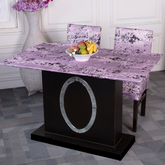 dining table cover- Wine tie dye Elastic Table Cover. Media.