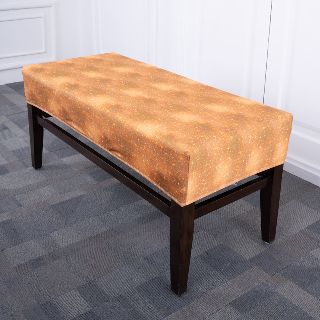 Lighting Yellow Elastic Bench Cover