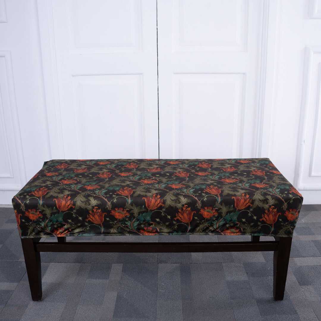 Spicy Marigold Elastic Bench Cover