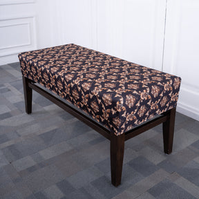 Royals Black Elastic Bench Cover