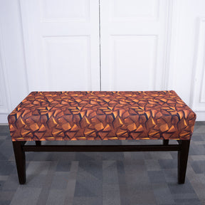 Wood Smoke Elastic Bench Cover