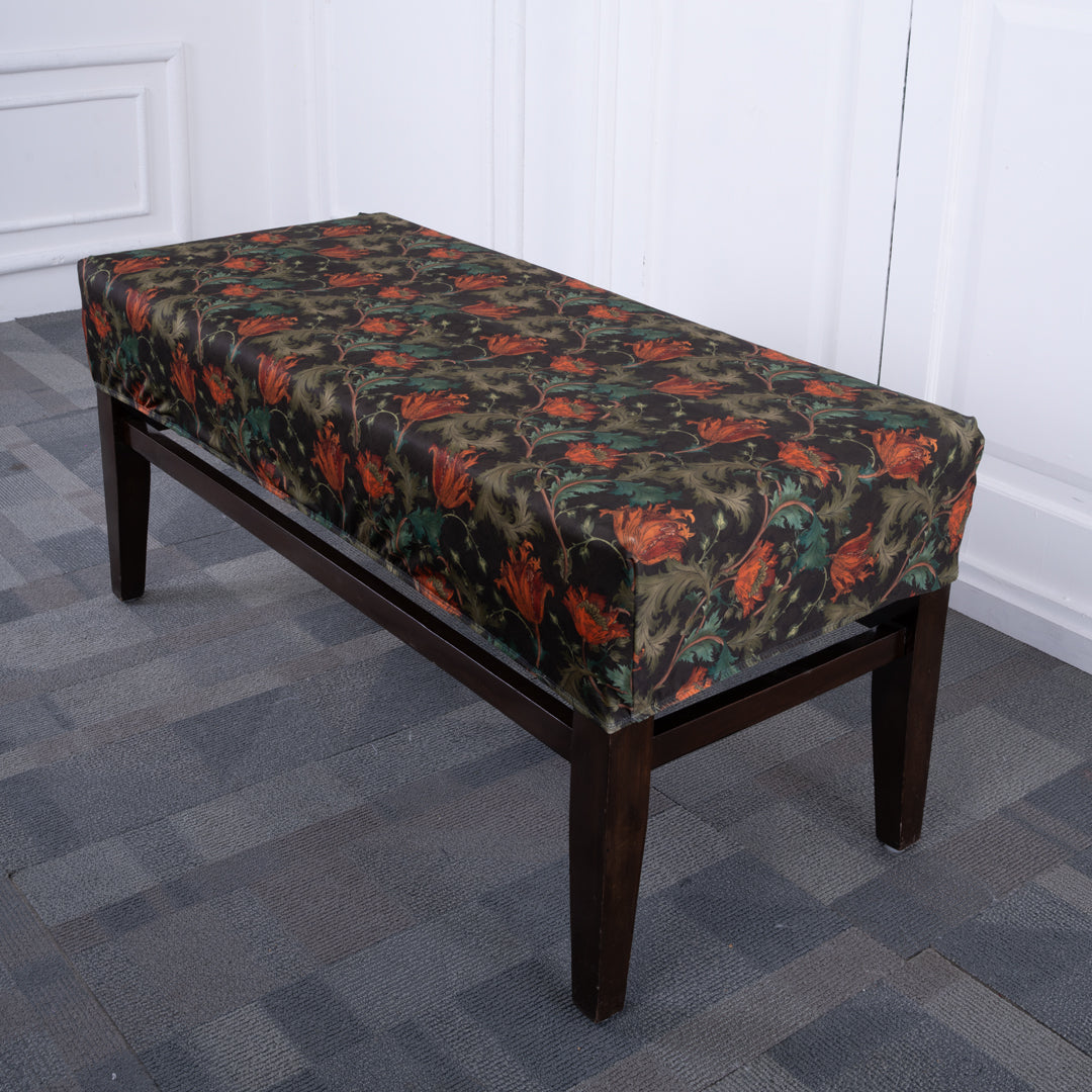 Spicy Marigold Elastic Bench Cover