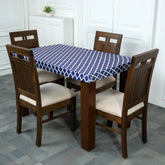  Blue Diamond Elastic Table Cover