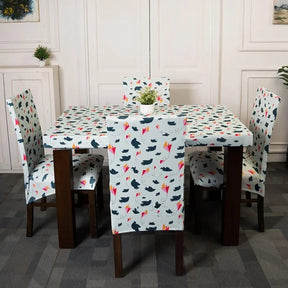 Birds And Kites Elastic Chair And Table Cover Sets