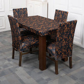 Bronze Rose dining table chair cover