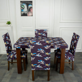 Floral Print Design Dining Cover Set