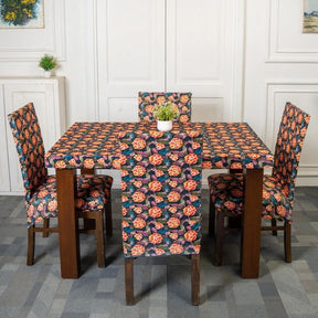 Forest Flower Color Elastic Chair Table Cover