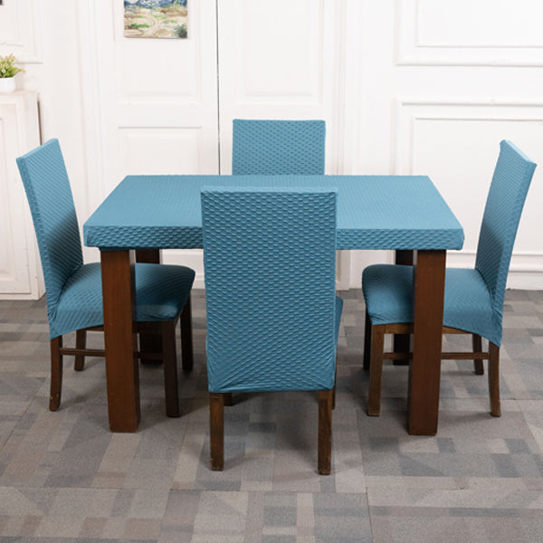 Glacier Weaves Dining Table Chair Cover 6 Seater