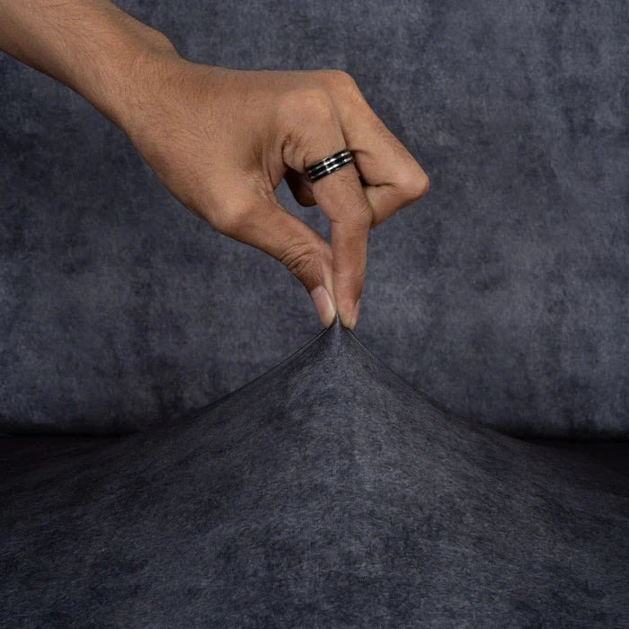 Grey Velvet Stretchable Sofa Covers