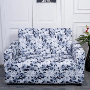 Ivory Wings design sofa cover 2 seater