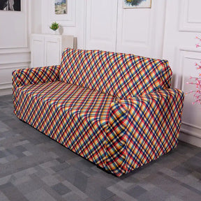 Multi Criss Cross 3 Seater Sofa cover