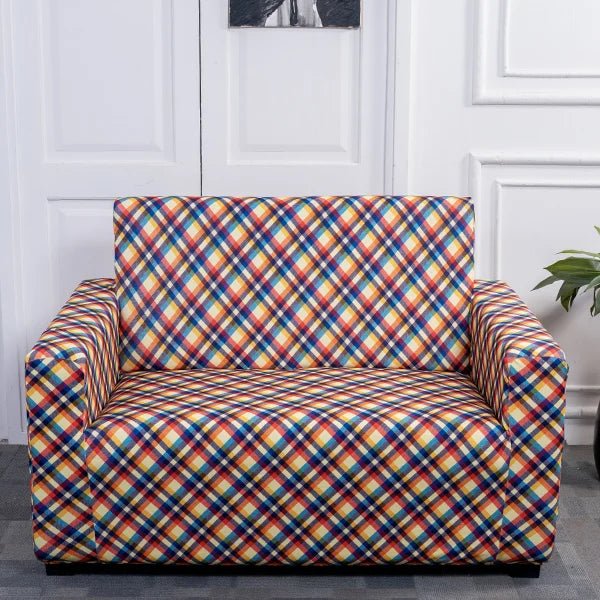 Multi Criss Cross Elastic Sofa Slipcovers