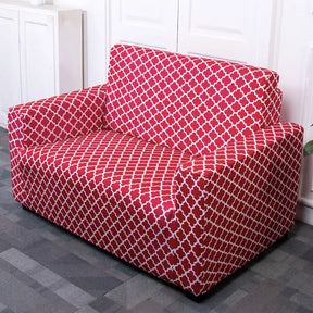 Red Diamond sofa cover set