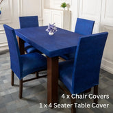 Sea Juth Color Elastic Chair & Table Cover