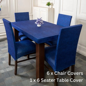 Sea Juth Elastic Chair Table Cover Set