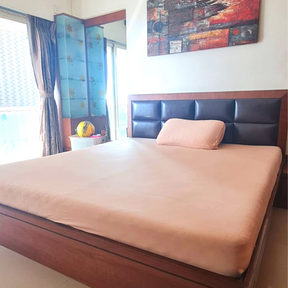 DivineTrendz Exclusive Cream Solid Bedsheet.