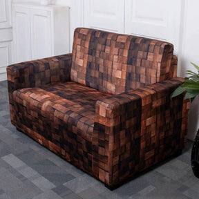 Wooden Blocks design sofa covers