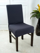 Dark Grey Weaves Chair Cover