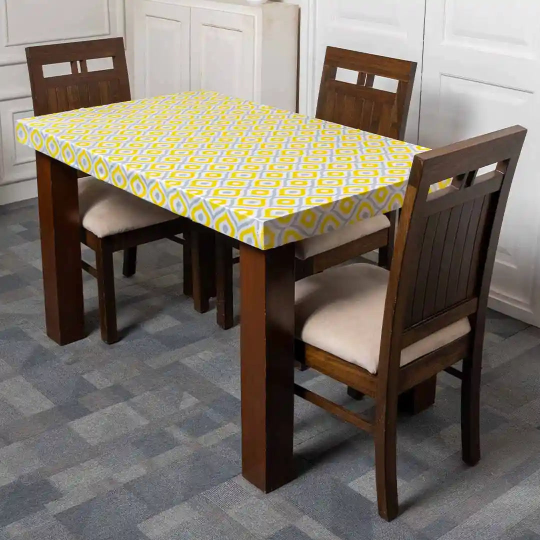 Ikat Diamond Elastic Table Covers Set