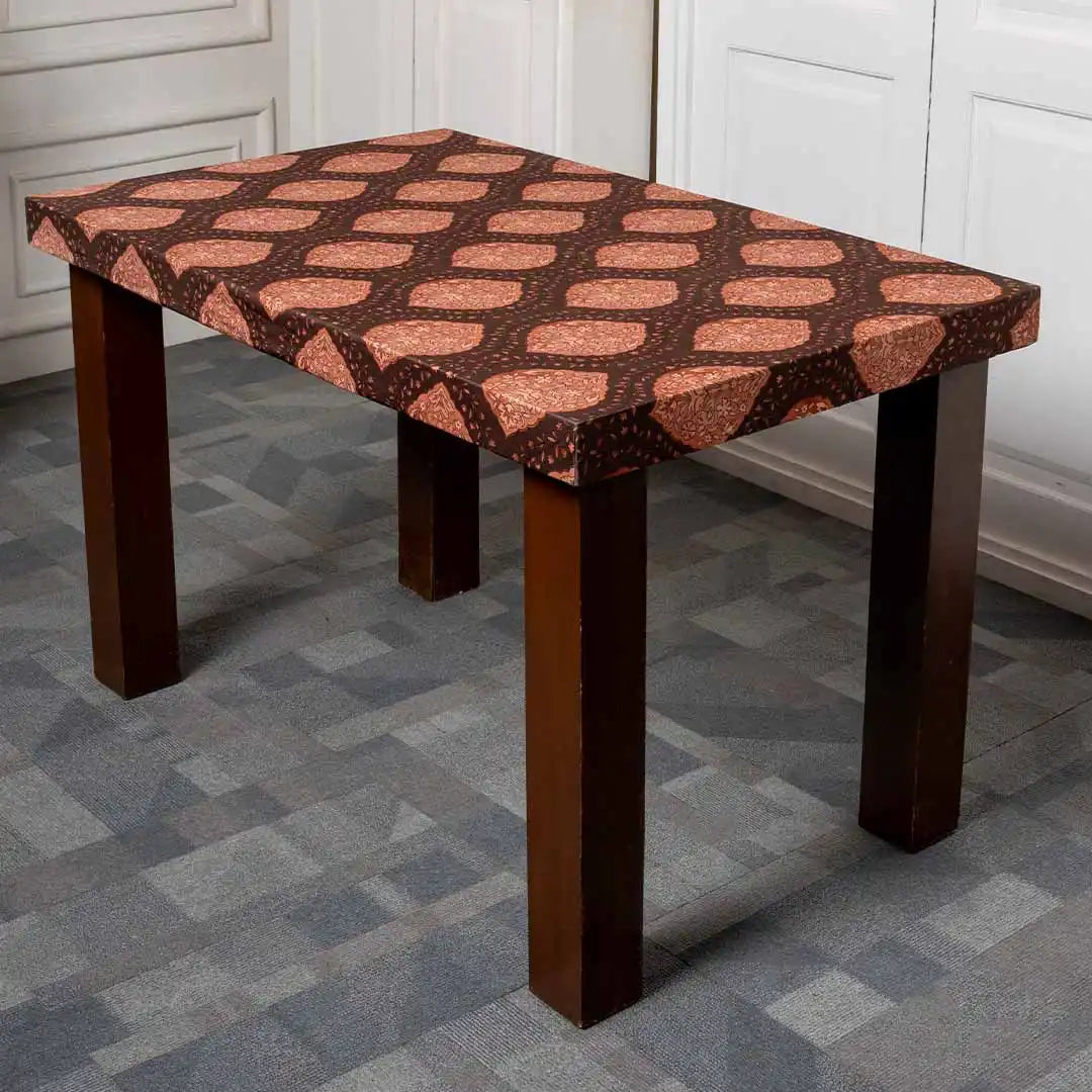 Jaipuri Print Elastic Table Cover Set