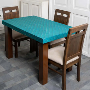 DivineTrendz Exclusive - Luxurious Capitone Elastic Table Cover