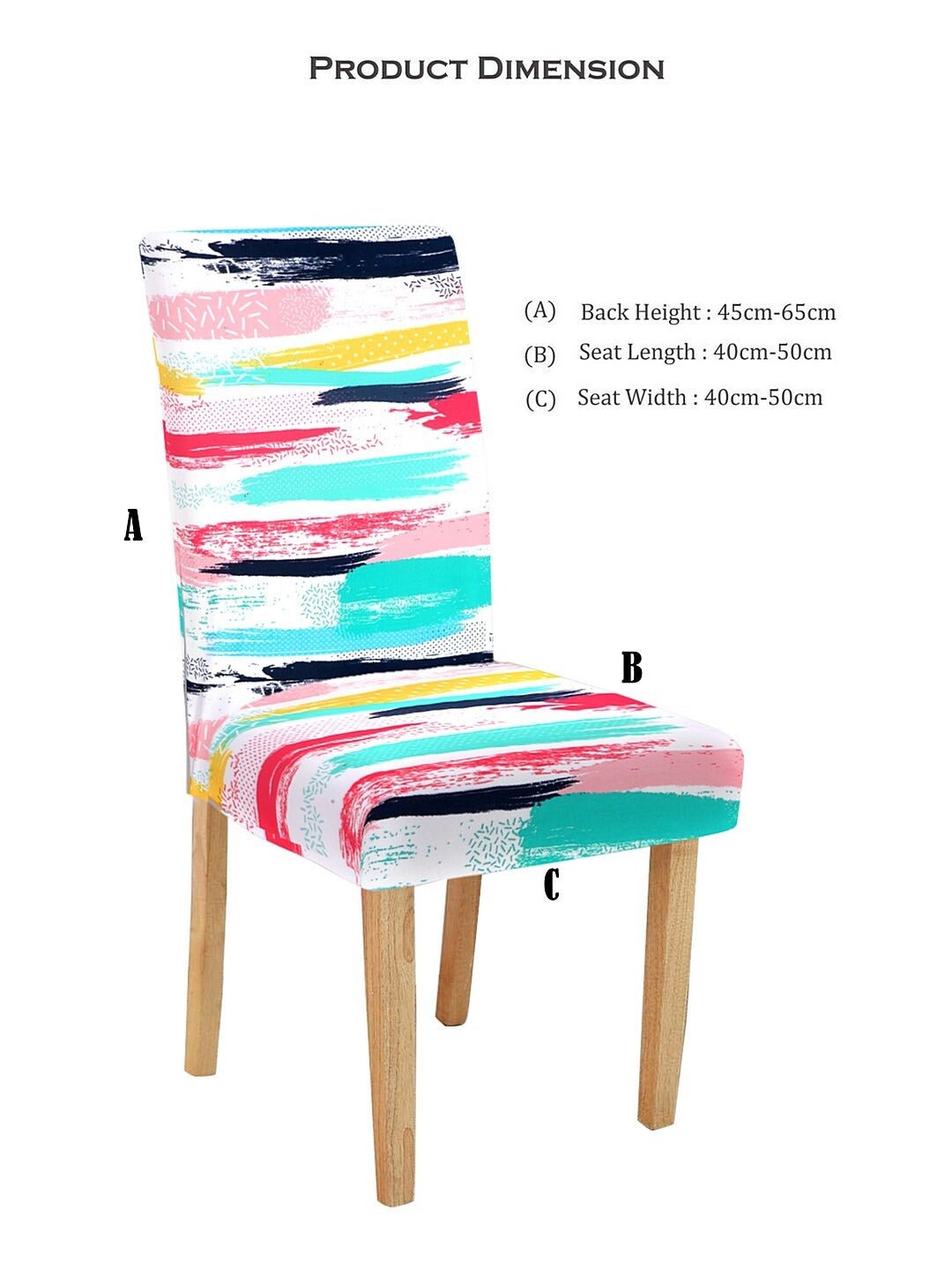 Magic Universal Chair Cover - Multicoloured Printed - DivineTrendz,dining chair covers-magic universal chair cover,Switch up your chair cover with the seasons or for special occasions. This will keep your dining room looking fresh and interesting. dining chair covers,chair slip covers,dining room chair covers.