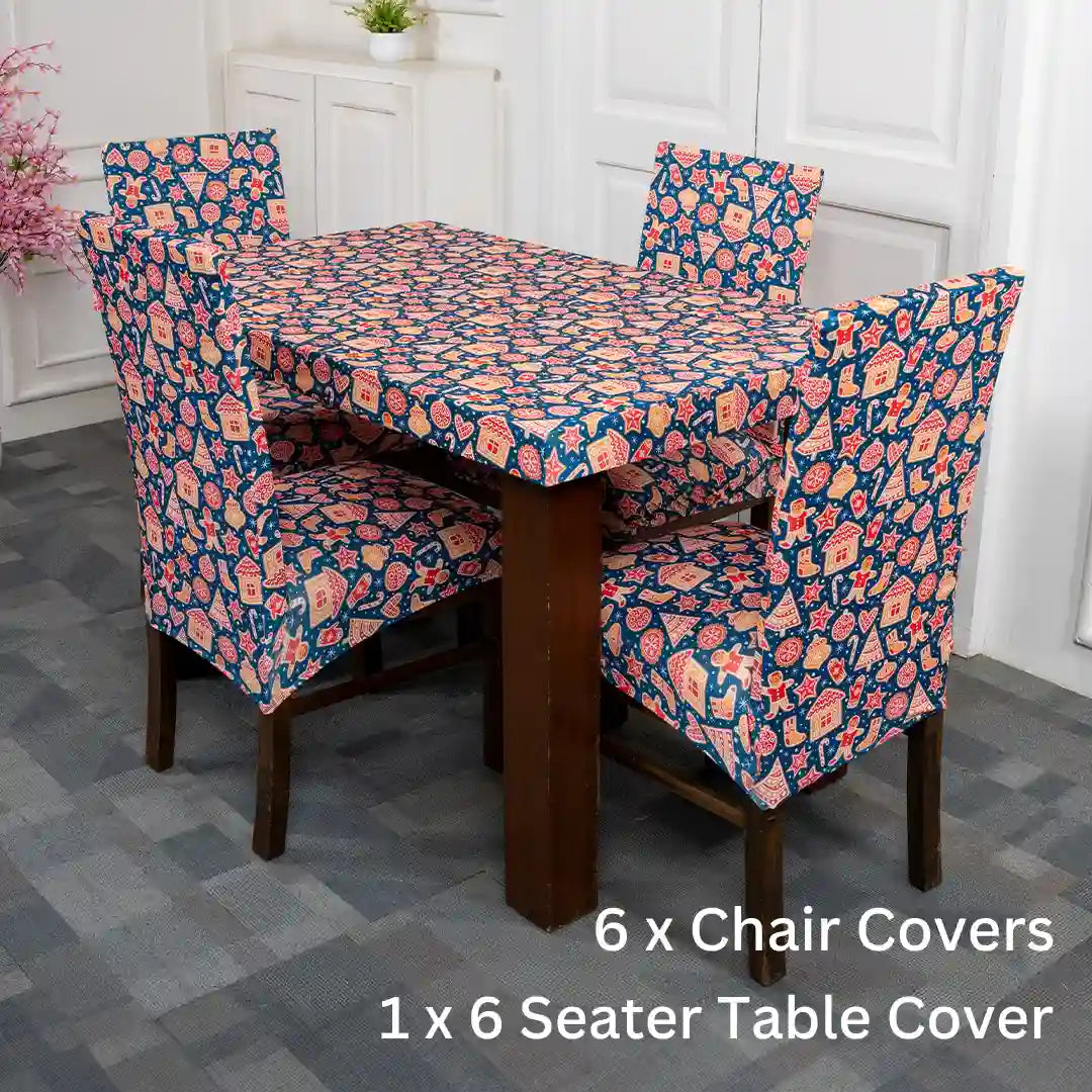 Merry Memories Elastic Chair And Table Cover 