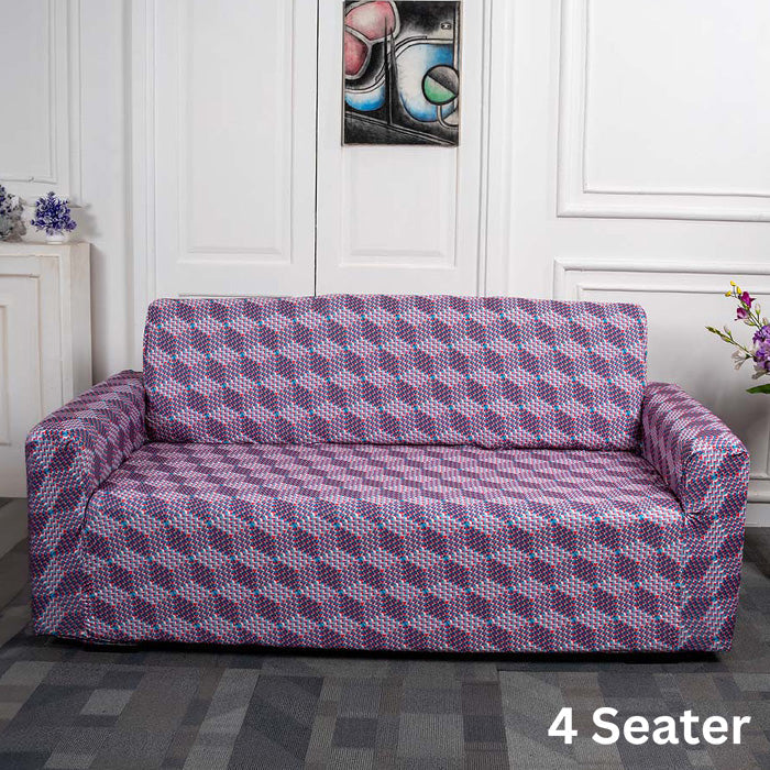 stretchable sofa cover 4 seater