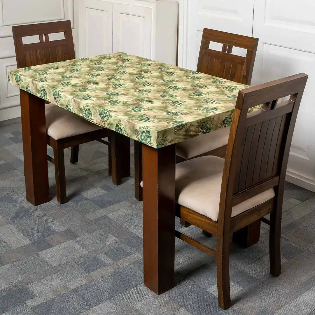 Pistachio Elastic Table Cover Set