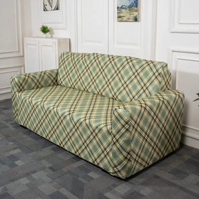 Plaid Panttern Sofa Side angle