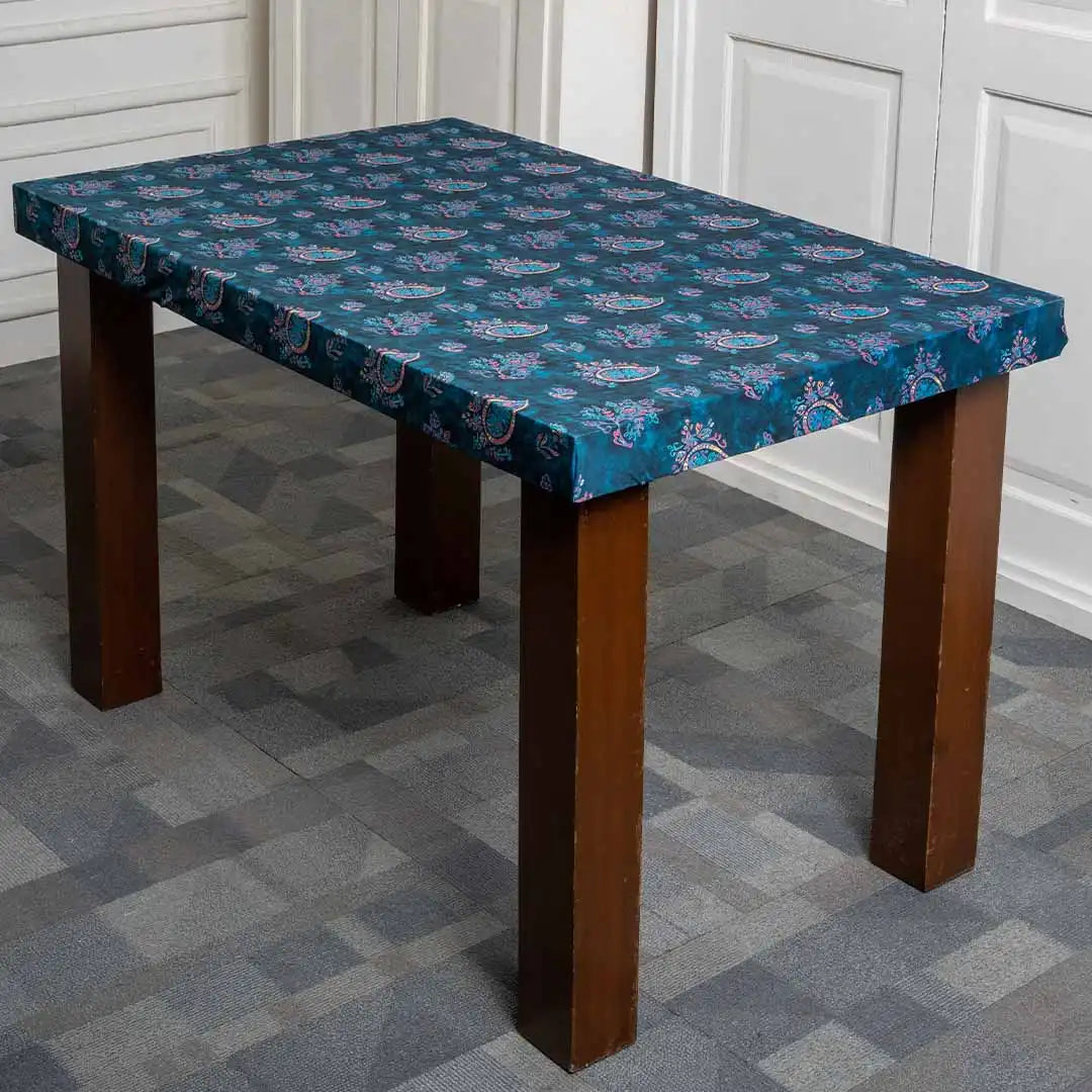 Watercolour Paisley Elastic Table Cover