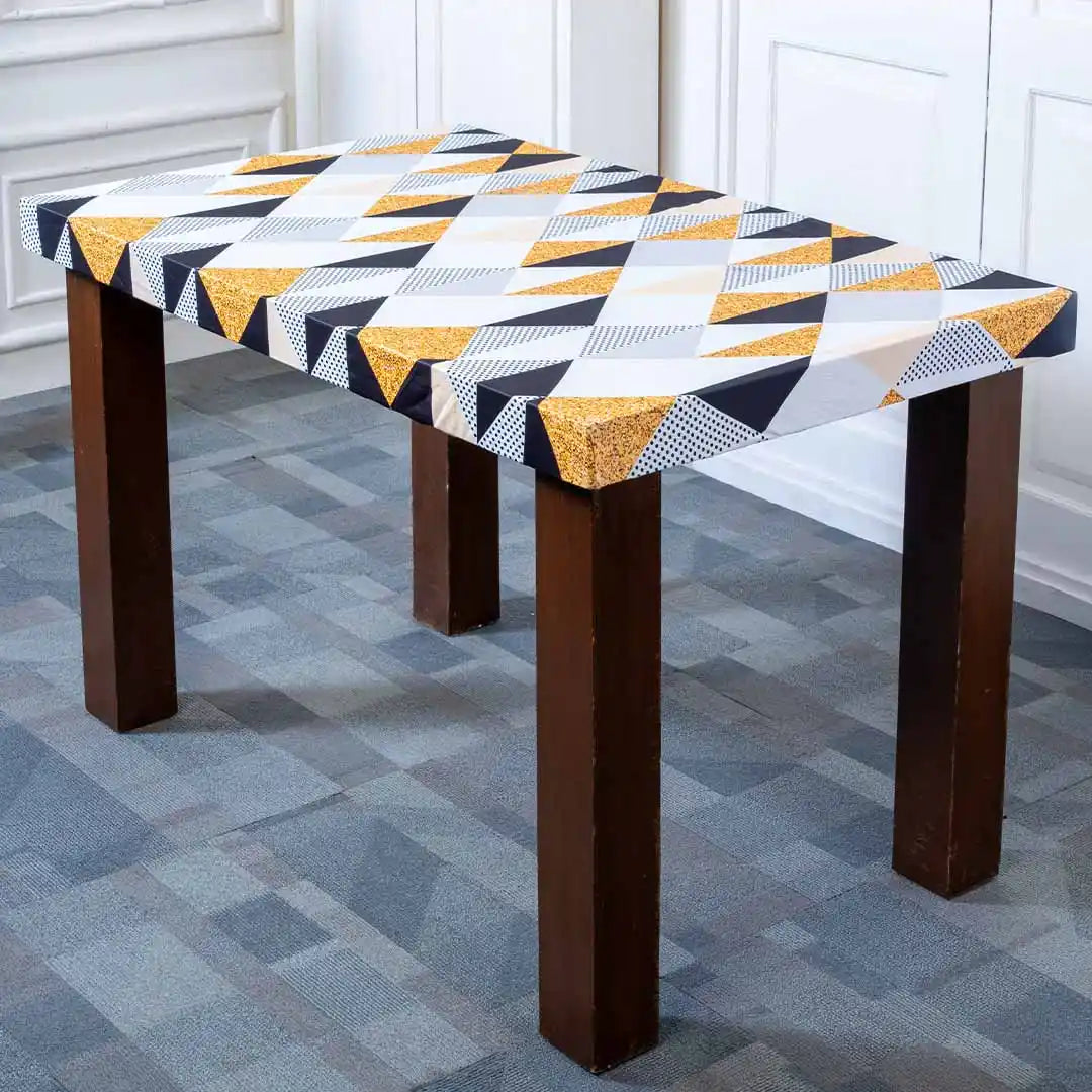 Yellow Prism Elastic Table Covers